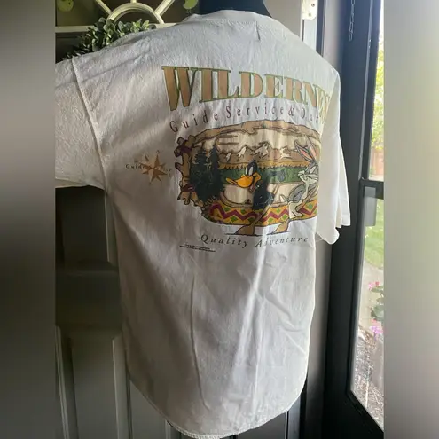 Looney Tunes Vintage 90s Wilderness Adventure oversized t-shirt, size medium