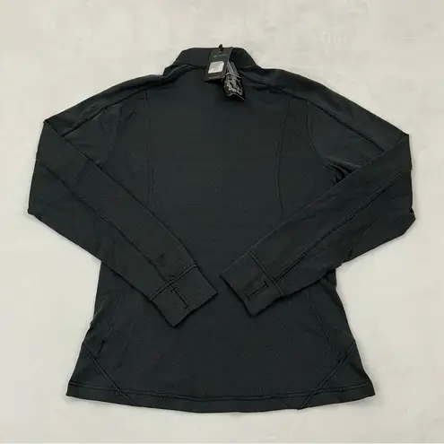 Levelwear Anaheim Ducks NHL Black Pacer Team Script Half Zip Jacket Womens M Size M