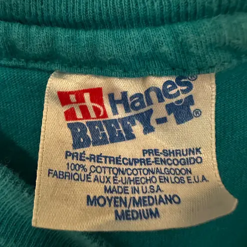 Olympics 1996 Atlanta Vintage Tshirt Women's Medium Teal Retro Embroidered Logo