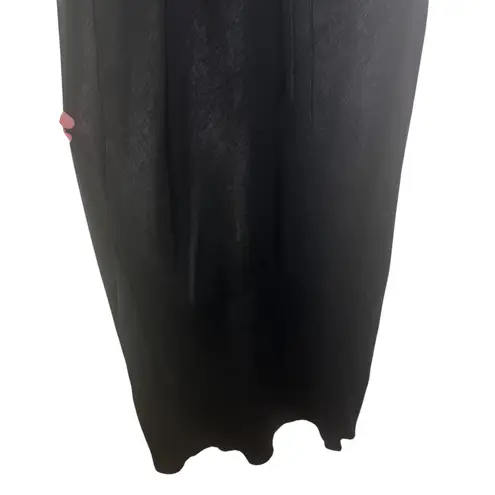 Resa River Dress in Black Large New Womens Lbd satin Long Slip Gown Lg L Revolve