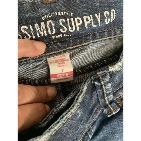 Mossino Supply women's jeans, size 7, boot cut Blue