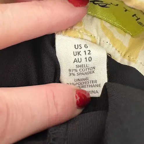 Loudmouth Golf Skort 6 Argyle Orange Blue Stretch Preppy Athletic Mini Skirt