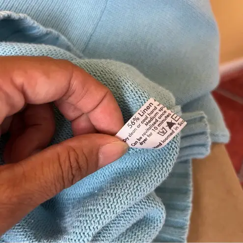 Eskandar Turquoise Boxy Cardigan Blue Size undefined