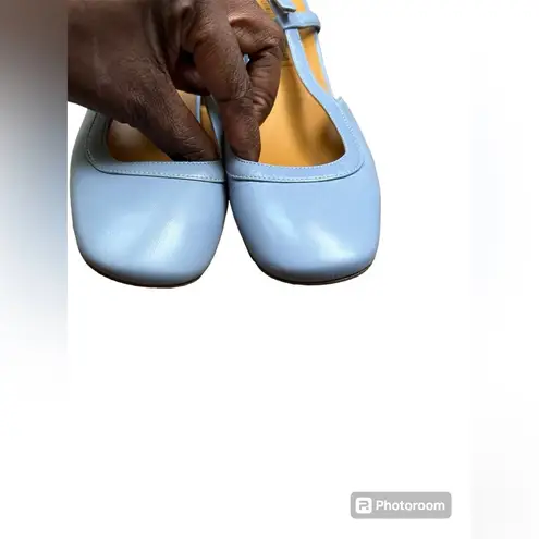 VERONIQUE BRANQUINHO Anthro Lilac Slingback Sandal Size 38 US 7.5 Y2K Style Blue