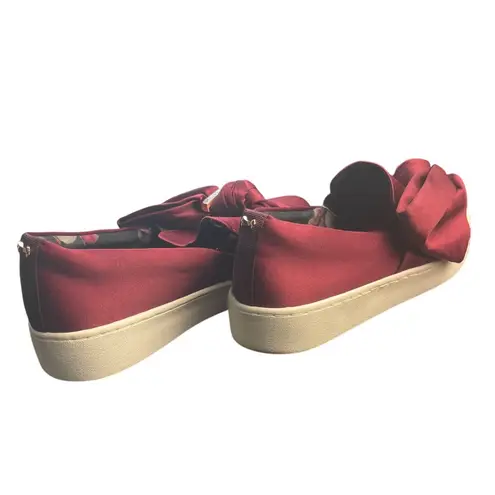 Ted Baker London Maroon Floral Bow Satin Slip