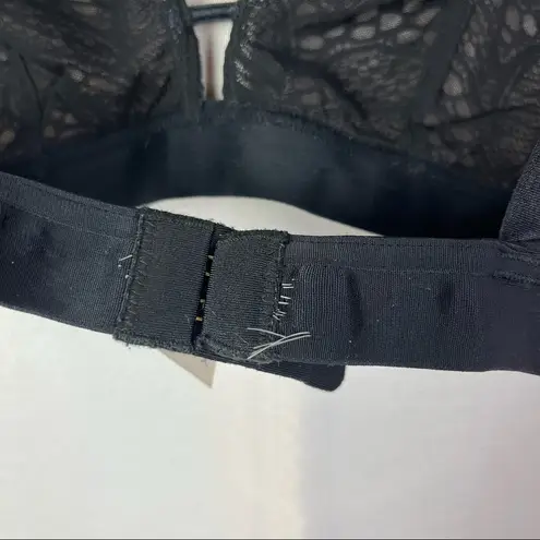 Lively Black Palm Lace Busty Bralette XS