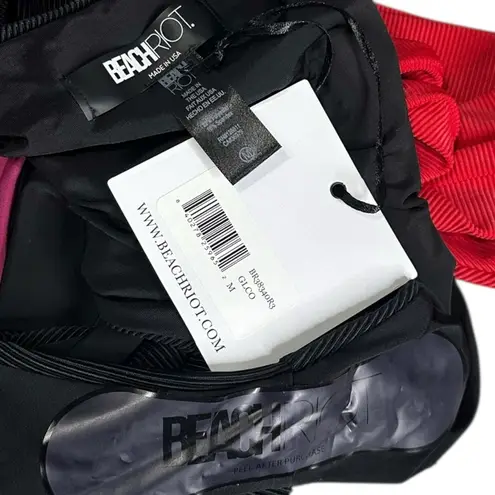 Beach Riot Carlie One Piece Swim, Glacier Color Block, Medium