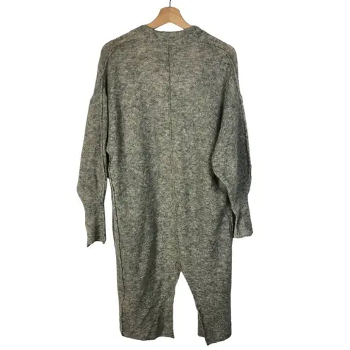 By Malene Birger Bellisa Gray Knitted Wool Blend Duster Cardigan Sweater XXS