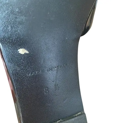 Everlane  Black Patent Leather Point Toe Mule size 8.5 thumbnail 9