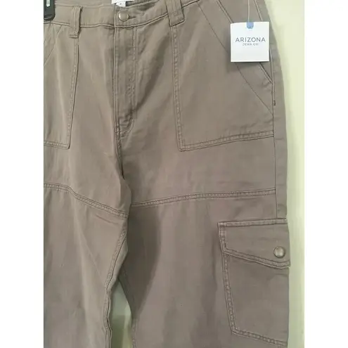 Arizona Jeans Arizona Carpenter Cargo Pants Wide Leg Loose Fit Junior 15 Canvas Tencel blend