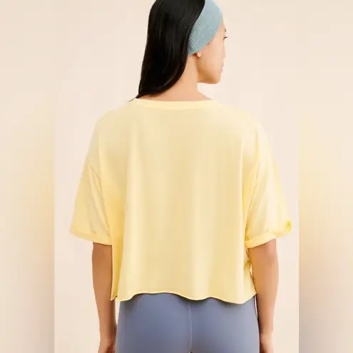 The Laundry Room Bison Crop Oversized Tee Shirt