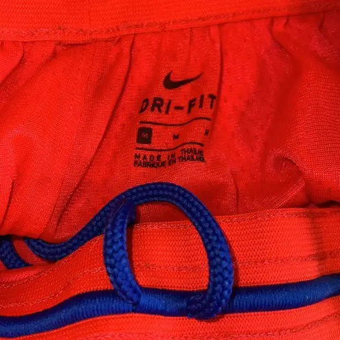 Nike  swoosh fly basketball shorts unlined neon orange m womens elastic waistband