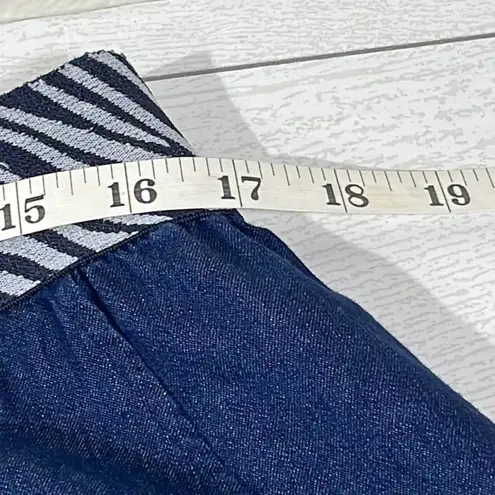 Ashley Stewart Blue High Low Cut Skirt Size 16