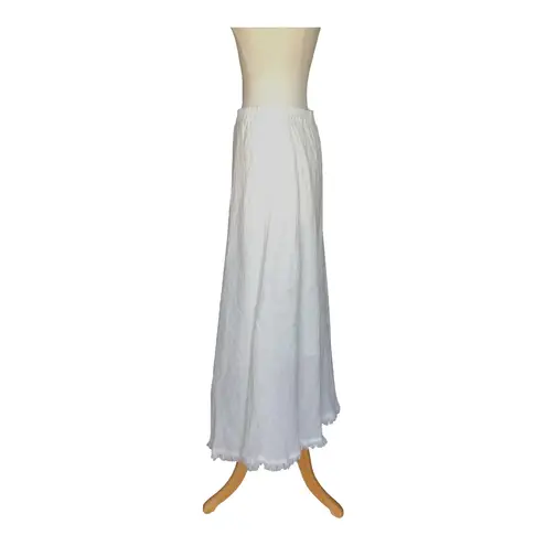 Brave+True Maxi Lined Oakey Skirt White Linen Women's Size XS New
