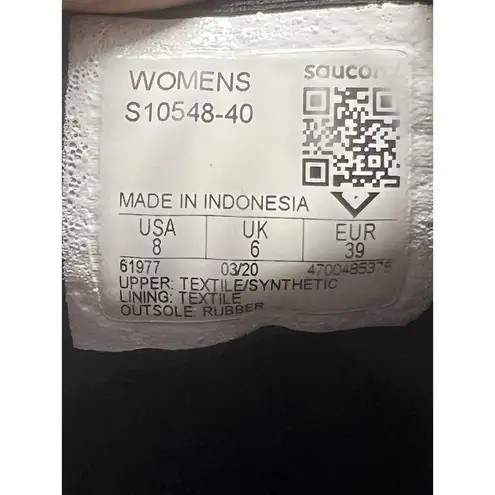 Saucony Sneakers Womens Guide 13 S10548-40 Black Gray Running Shoes Size 8