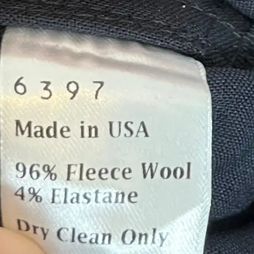 6397 Black Boilersuit Jumper Full Length Utility Fleece Wool Women’s Size XS