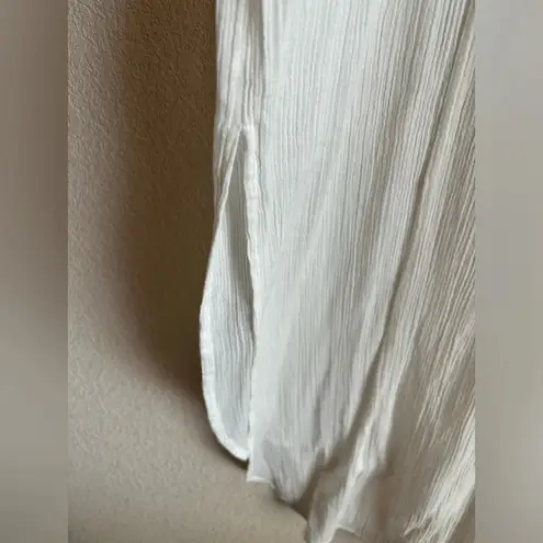 Soft Surroundings Button Down Midi Shirtdress Coverup