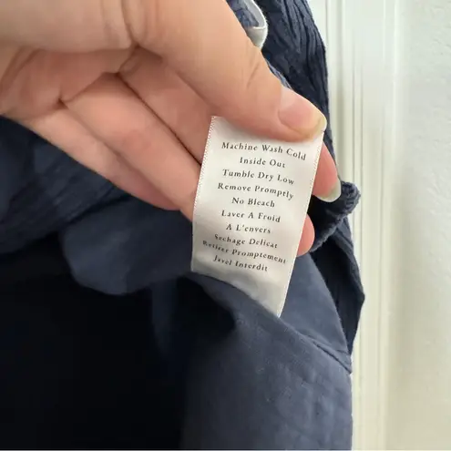 Frank & Eileen Relaxed Fit Corduroy Button-Up Shirt Lagoon Blue XXS