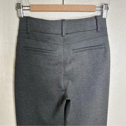 Quince Ultra-Stretch Ponte Flare Leg Pants in Charcoal extra small