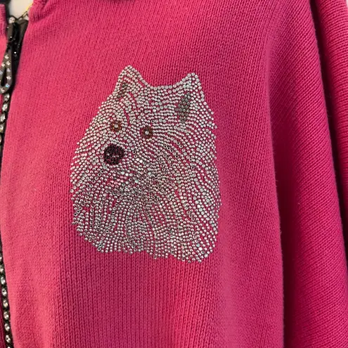 Vintage Yorkie Dog Rhinestone Jacket B