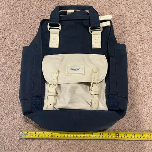 HIMAWARI School Vintage College Travel Bag/ Backpack 14in Laptop Bag Blue