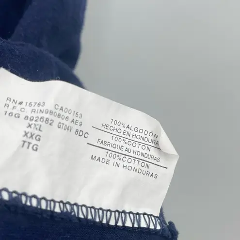 Russell Athletic North Carolina Tarheels Bleach Dyed Short Sleeve Shirt Size 2XL