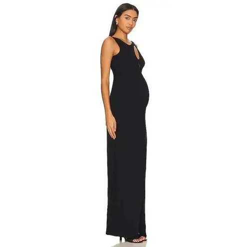 BUMPSUIT Cut Out Maternity Maxi Dress in Black | REVOLVE Large NWT