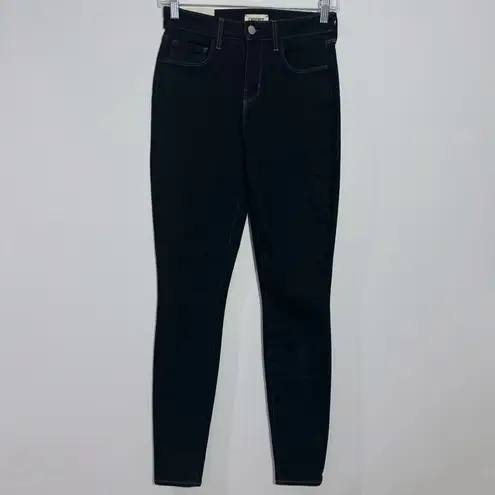 L'Agence NWT Marguerite High Rise Skinny Jeans In Dark Blue Ink Wash Size 24