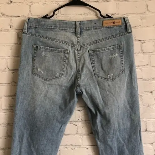 Treasure & Bond Destroyed Boyfriend Jeans Size 27
