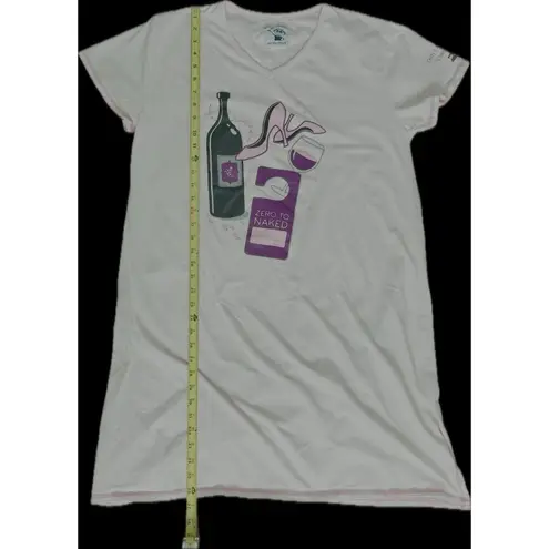 Christ Stuff Women's Short Sleeve Nightshirt Nightgown One Size 100% Cotton Pink