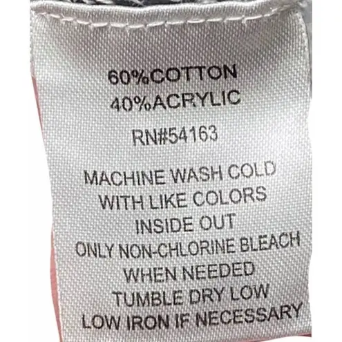 Calvin Klein Calvin‎ Klein Cowl Neck Knit Sweater Pullover Rib Front Contrast Design Gray XS