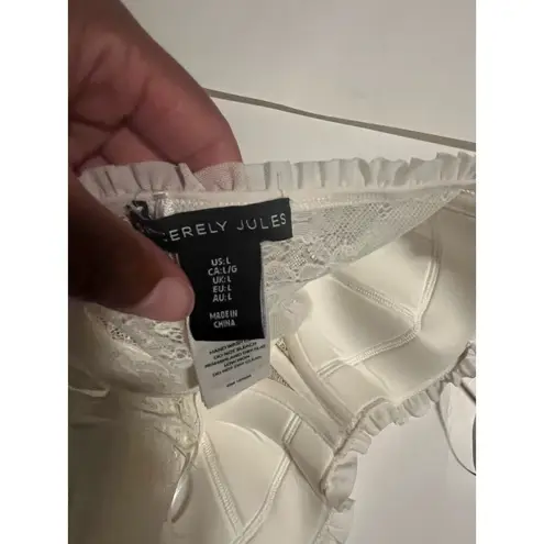 Sincerely Jules Lace Corset Bra/Top size Large - EUC