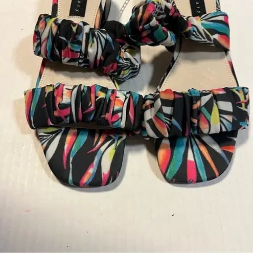 Sanctuary  Rave Sandal in Reggae Tropical Print Sz 6.5 NWOT Multicolored