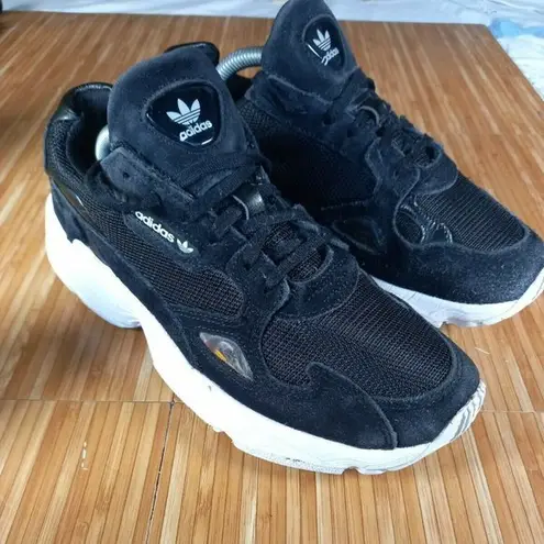 Adidas  Falcon Sneakers In Core‎ Black/Cloud White Size 9