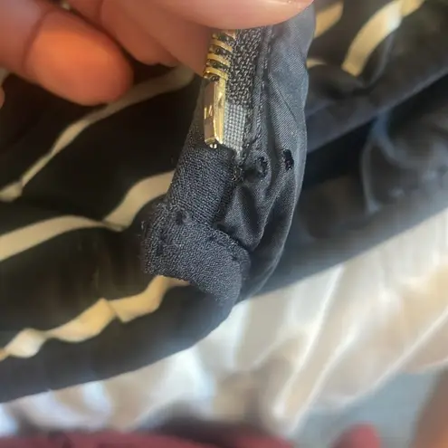 San Joy nautical striped quilted vest small