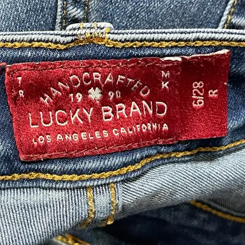 Lucky Brand  Leyla Skinny Jeans Size 6 Low Rise Med Wash Women's