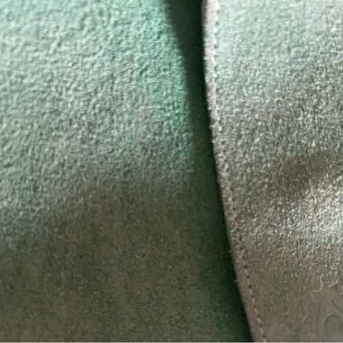 Mint Green Crossbody Bag with Suede Finish