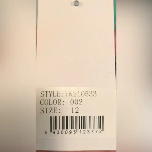 FULLFITALL Swimsuits Floral Swim Sz. 12 Dress Colorful Peek