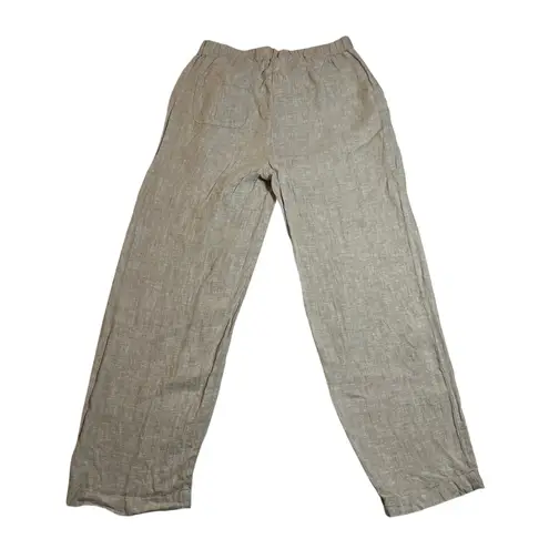 Quince 100% Linen Straight Leg Crop Pants Size XS Coastal Lightweight Minimalist