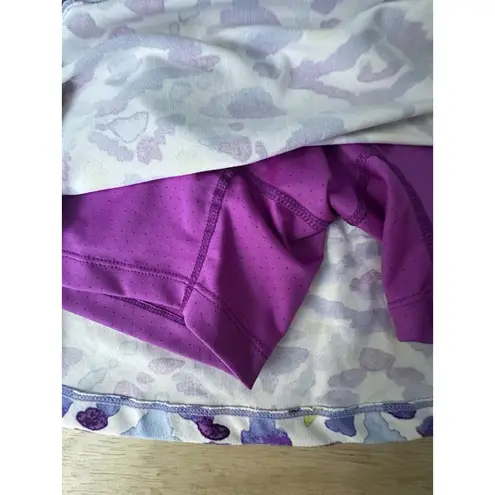Title Nine Skirt Womens XS Purple Geometric Active Golf Skirt Skort