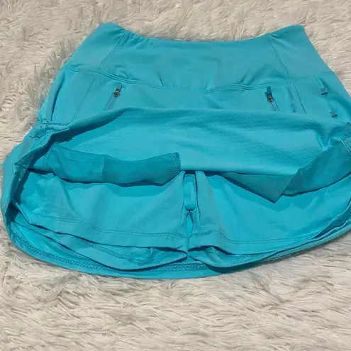 IBKUL Athletic Skort in Teal XS Blue