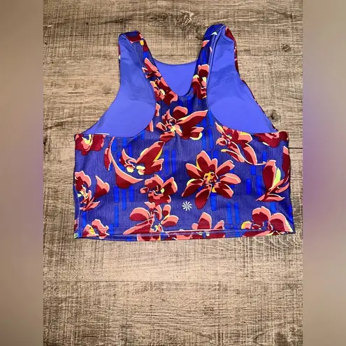 Athleta  Conscious Crop Printed SIZE XS Blue Floral Print MSRP $64 NWOT