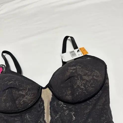 Maidenform Women’s  Black Bodysuit/ Lingerie Sz S Small Lace NWT $60