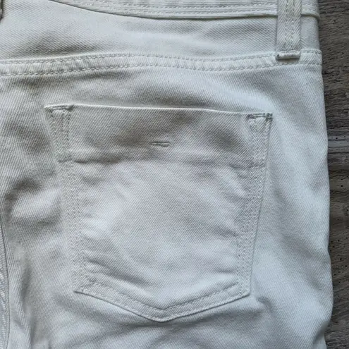 Banana Republic  White Solid Sculpt Skinny Crop Summer Capri Jeans Womens Size 27