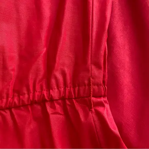 Vintage Red Dress XS 70s Retro Sasson Paris New York 80s Classic Nostaglia Party