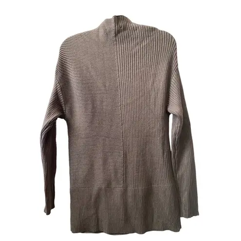 Cyrus New Long Sleeve Brown knit Women's mock neck Sweater Rayon Blend Sz S