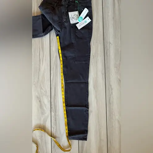 Pistola High Rise Button Front Cargo Pant Grey Size 26 NWT STITCH FIX