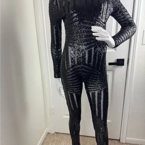 Akira  Chicago Sequin Black Regular Size Jumpsuits & Rompers for Women Size M