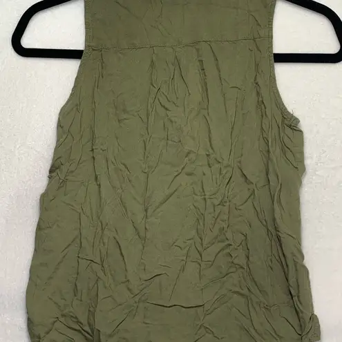 H&M  Green Sleeveless Button Down Shirt Size 11-12Y - Image 7