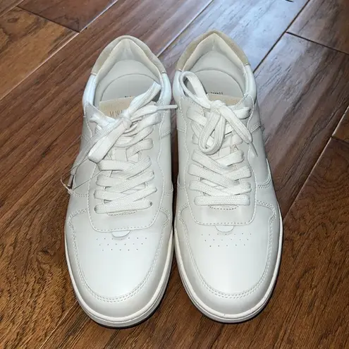 Madewell Court Sneakers in White Leather Size 11.5